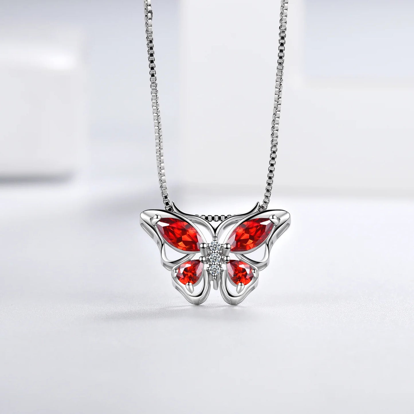 Blue Butterfly Jewelry Tanzanite December Birthstone Jewelry Set Fine Necklace/Earrings 925 Sterling Silver Women Birthday Mother'S Day Christmas Gift