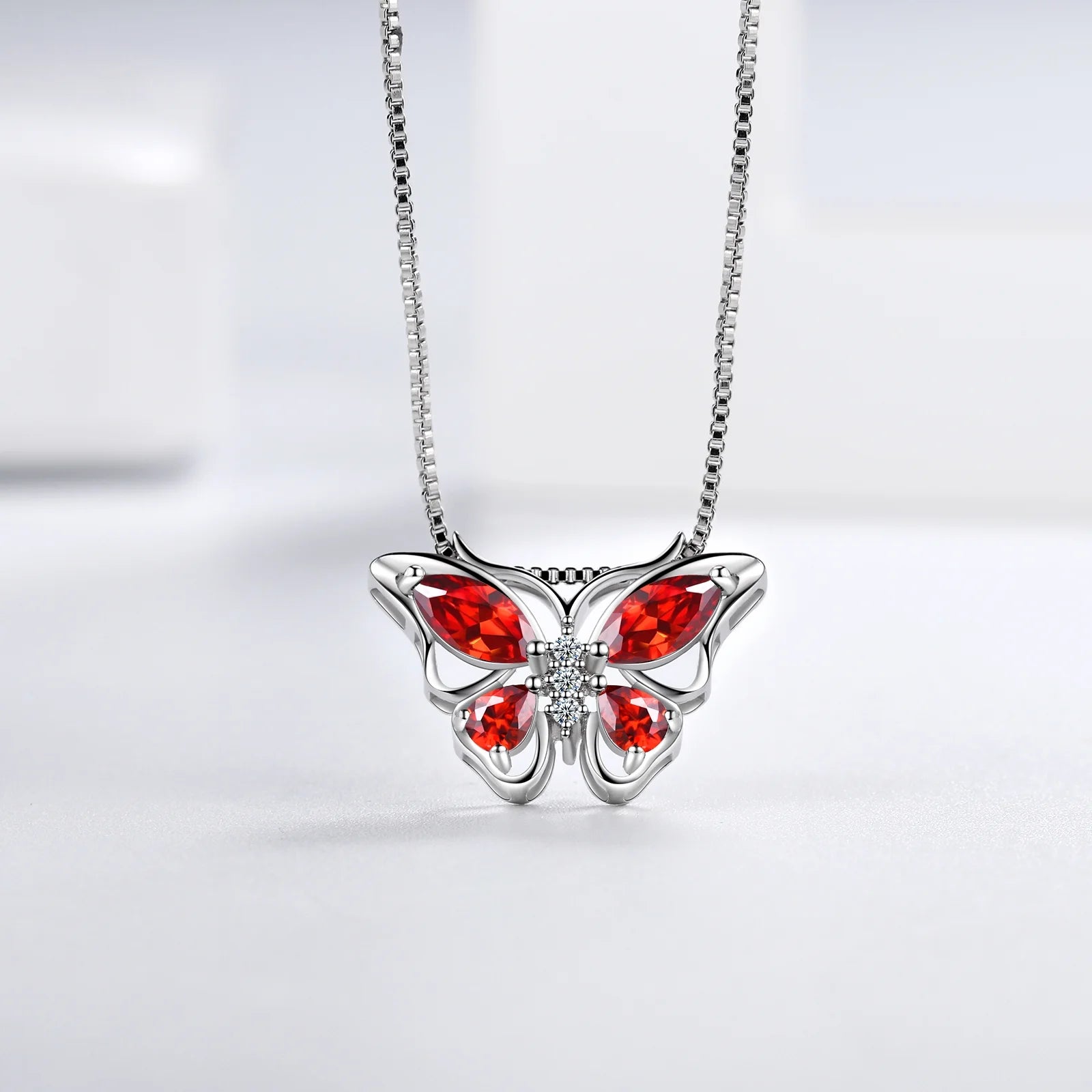Blue Butterfly Jewelry Tanzanite December Birthstone Jewelry Set Fine Necklace/Earrings 925 Sterling Silver Women Birthday Mother'S Day Christmas Gift