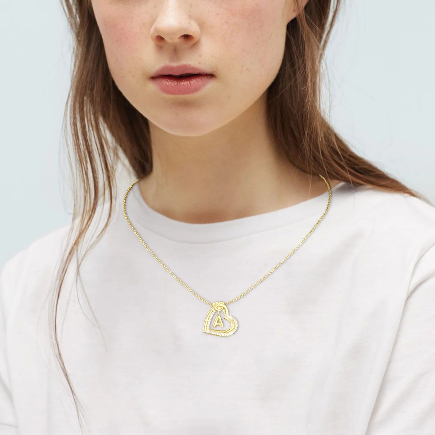 14K Rose Gold Plated Love Heart Initial Necklaces for Women Girlfriend Mom Wife Daughter CZ Hypoallergenic Bubble Letter F Necklace Pendant Birthday Mother'S Day Jewelry Gifts for Her